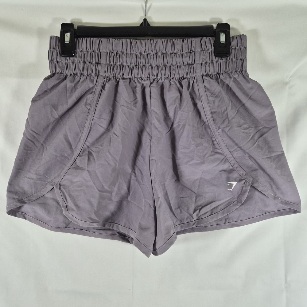 Gymshark Womens Athletic Running‎ Shorts Purple Lightweight Training Gym Size S
